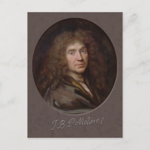 Pierre Mignard Molière CC0589 Postcard Postkarte