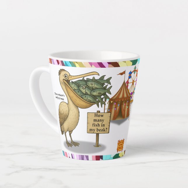 Pierre pelican's brilliant beak milchtasse (Linke Ecke)