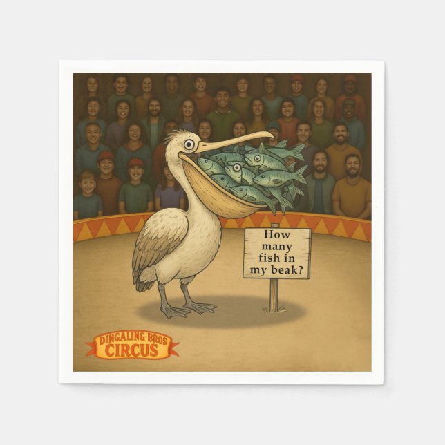 Pierre pelican's brilliant beak serviette (Vorderseite)