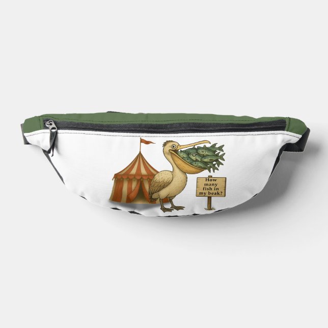 Pierre Pelikans brillanter Schnabel Bauchtasche (Ablage )