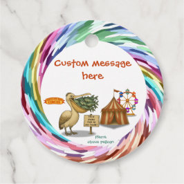 Pierre Pelikans brillanter Schnabel Geschenkanhänger