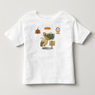 Pierre Pelikans brillanter Schnabel Kleinkind T-shirt