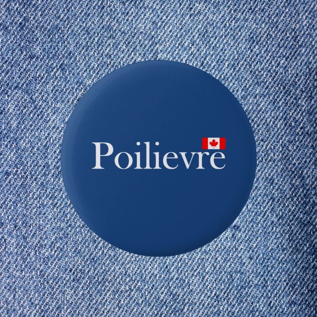 Pierre Poilievre Offiziell kanadische Flagge Button (Von Creator hochgeladen)
