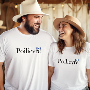 Pierre Poilievre Offiziell kanadische Flagge T-Shirt