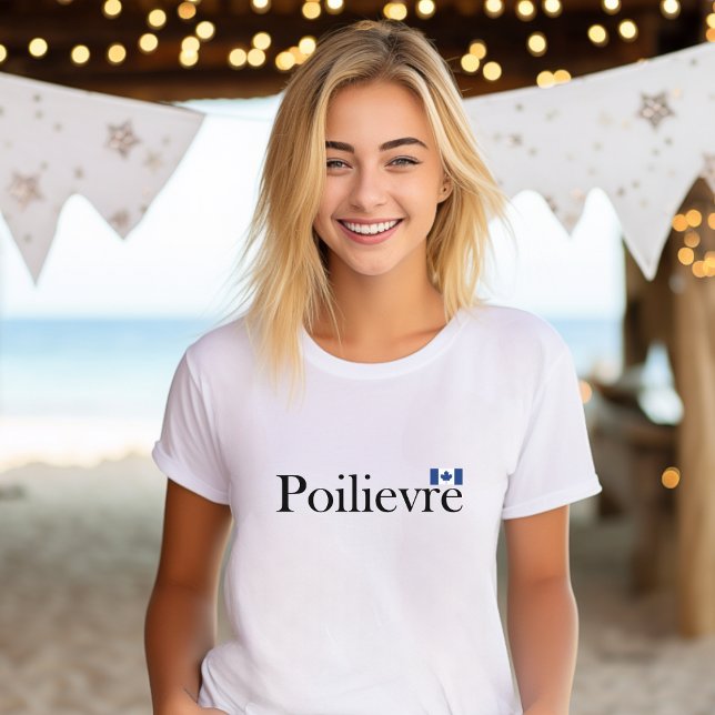 Pierre Poilievre Offiziell kanadische Flagge T-Shirt (Von Creator hochgeladen)