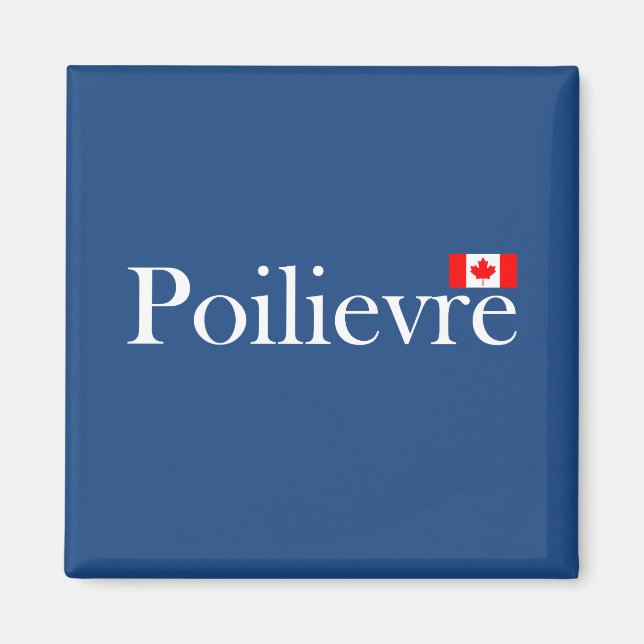Pierre Poilievre Offiziell kanadisches Flaggenmagn Magnet (Vorne)