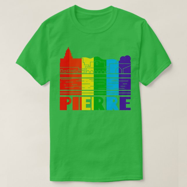 Pierre Pride Pierre LGBT LGBTQ Supporter T-Shirt (Design vorne)