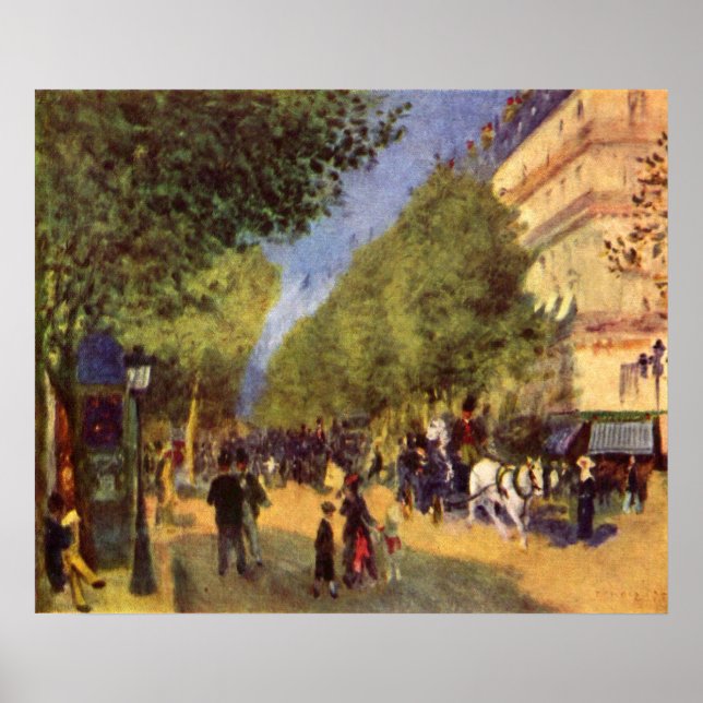 Pierre Renoir - Die großen Boulevards Poster (Vorne)