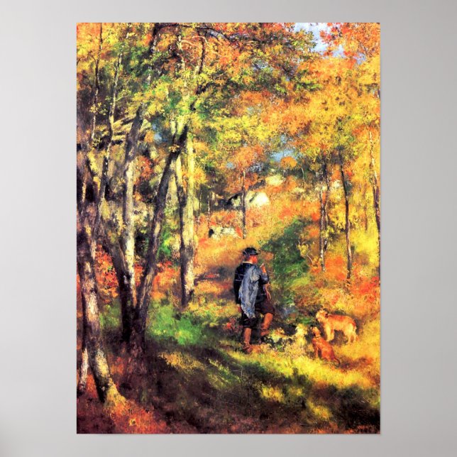 Pierre Renoir - Jules le Coeur und seine Hunde Poster (Vorne)