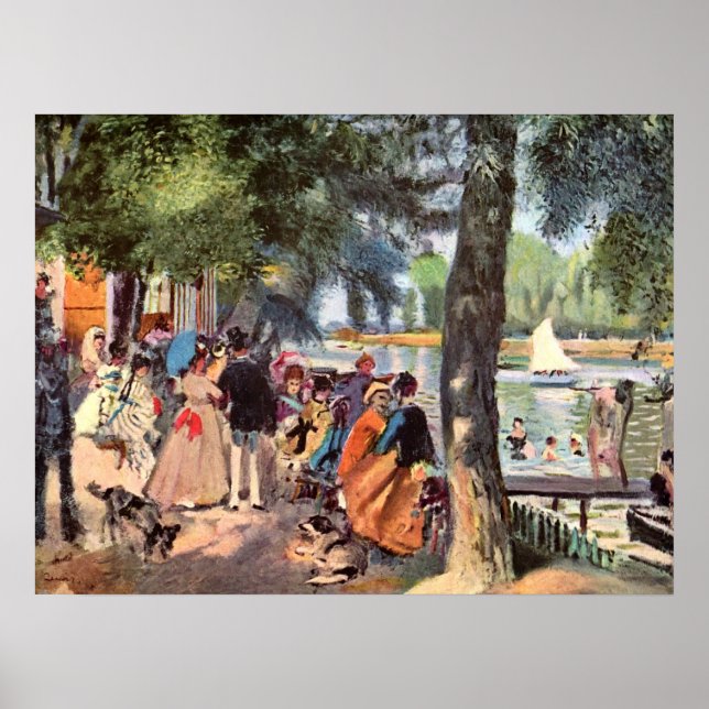 Pierre Renoir - La Grenouillere Poster (Vorne)