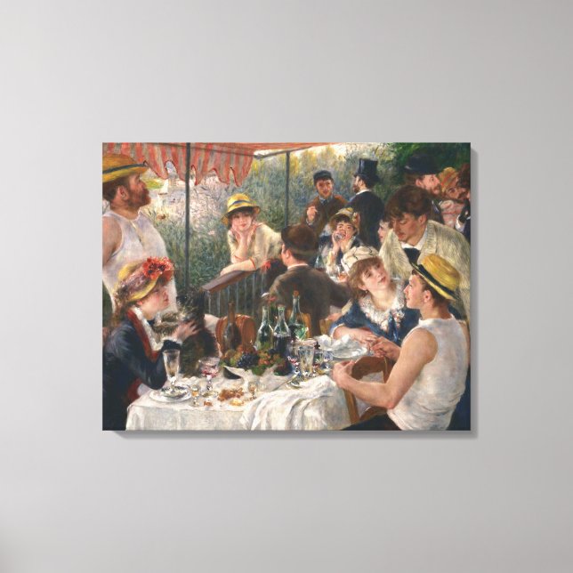 PIERRE RENOIR - Mittagessen des Party 1881 Leinwanddruck (Vorderseite)