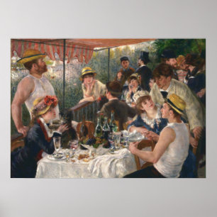 PIERRE RENOIR - Mittagessen des Party 1881 Poster