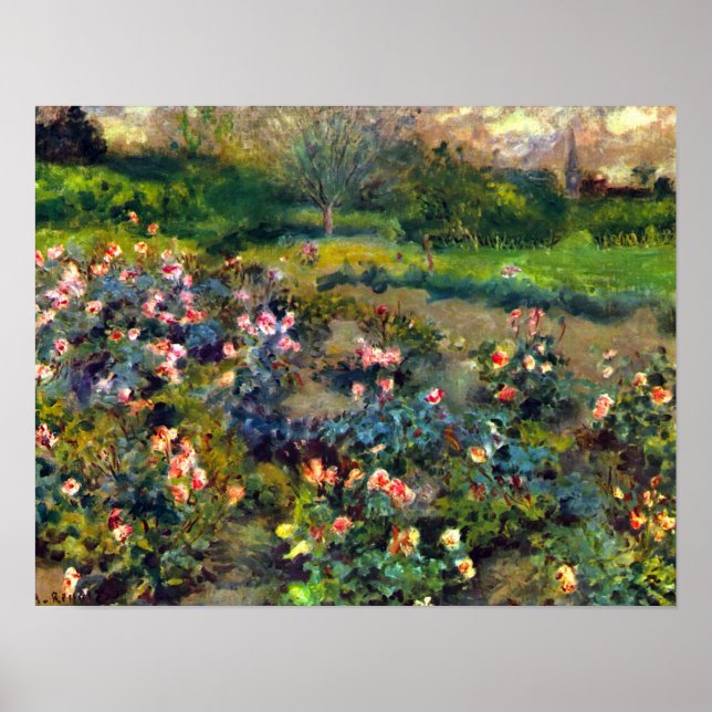 Pierre Renoir - Rose Poster (Vorne)