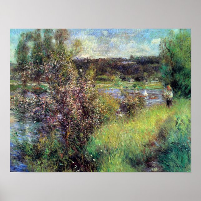 Pierre Renoir - Seine in Chatou Poster (Vorne)