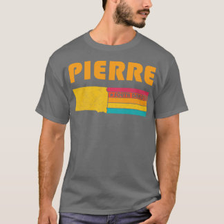 Pierre South Dakota Vintag Distressed Souvenir T-Shirt