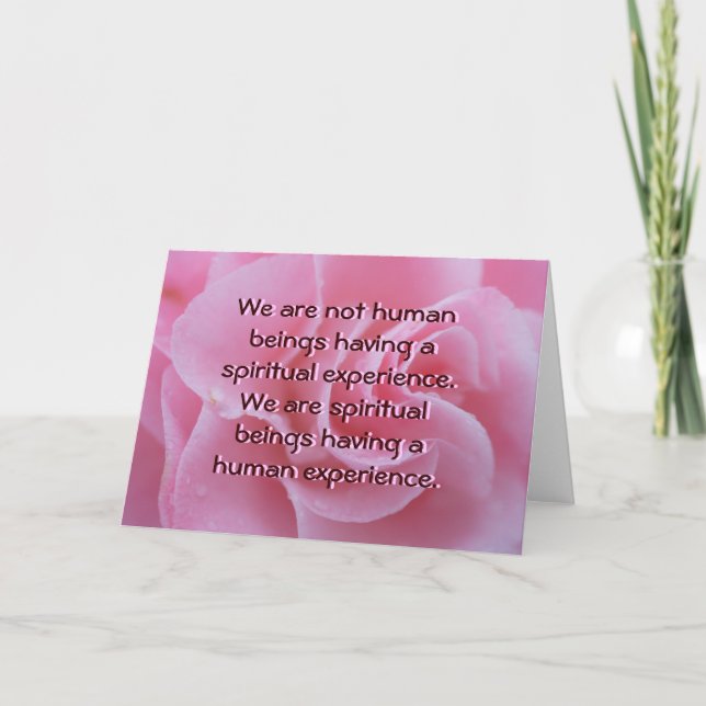 Pierre Teilhard de Chardin Karte (Vorderseite)