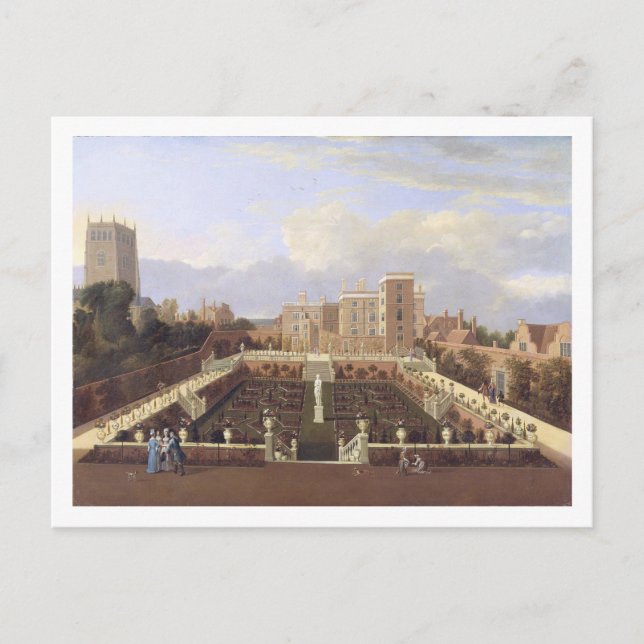 Pierrepont House, Nottingham, c.1708-13 (Öl auf ca Postkarte (Vorderseite)