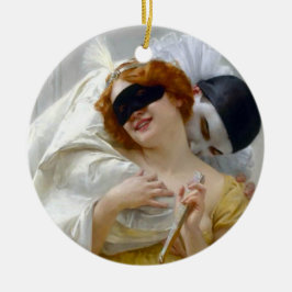 Pierrot and Columbine - Guillaume Seignac Keramik Ornament