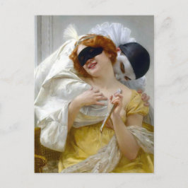 Pierrot and Columbine - Guillaume Seignac Postkarte