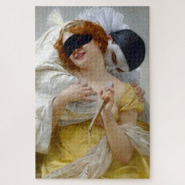 Pierrot and Columbine - Guillaume Seignac Puzzle (Vertikal)