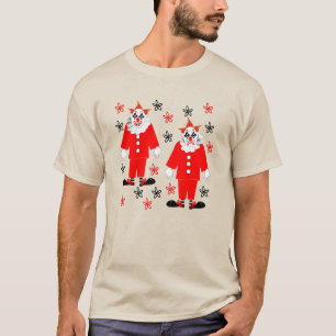 Pierrot Clown Vintag Carnival Clowns Spaß Grafik  T-Shirt