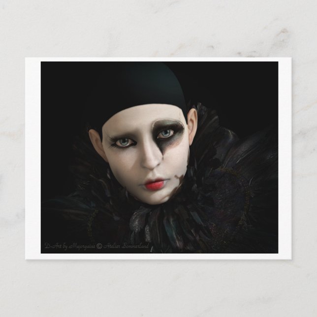 Pierrot Postkarte (Vorderseite)