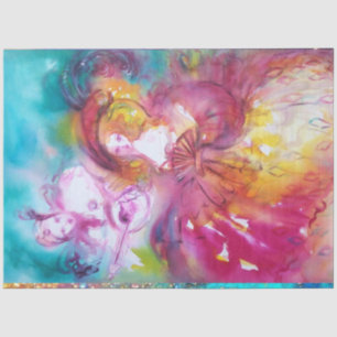 PIERROT UND ARLECCHINA Venezianischer Karneval Seidenpapier