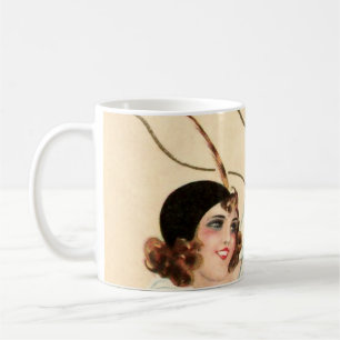 Pierrot und Pierrette Hand Kiss von Sophia Chiostr Kaffeetasse