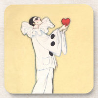 Pierrot with Red Heart von Sophia Chiostri