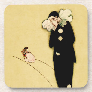Pierrot's Lost Liebe von Sophia Chiostri Getränkeuntersetzer