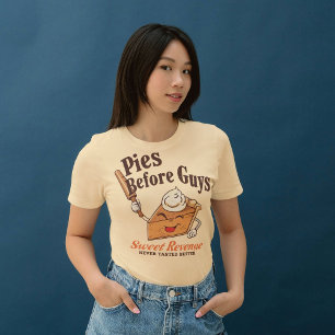 Pies Before Typ - Funny Erntedank Dessert Pub Tri-Blend Shirt