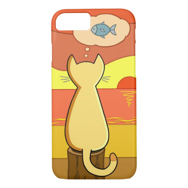 Pie's Fishy Idea Case-Mate iPhone Hülle (Rückseite)