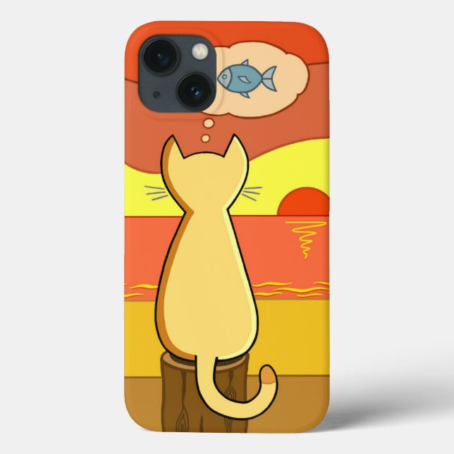 Pie's Fishy Idea Case-Mate iPhone Hülle (Rückseite)
