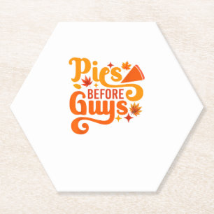 Pies vor Typ Shirt Funny Erntedank Frauen Gi Untersetzer