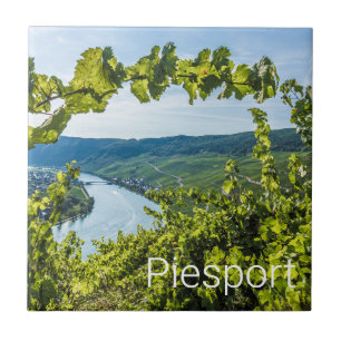 Piesport Moselle Vintage Weintrauben Fliese