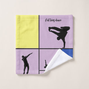 Piet Lieben Dance Mondrian Street Hiphop Style Waschlappen
