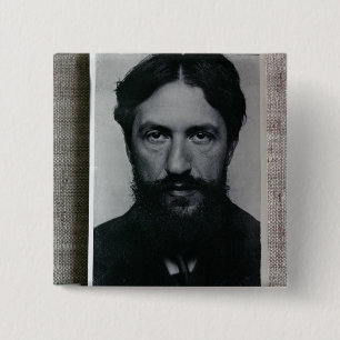 Piet Mondrian (1872-1944), c.1910 (b/w Foto) Button