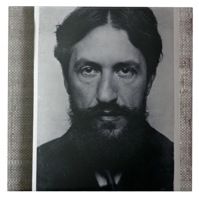 Piet Mondrian (1872-1944), c.1910 (b/w Foto) Fliese (Vorderseite)