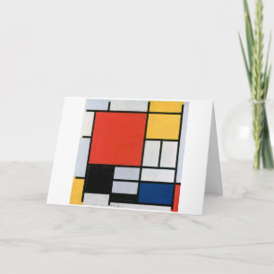 Piet Mondrian Abstrakt Einladung
