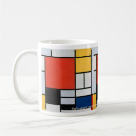 Piet Mondrian Abstrakt Kaffeetasse