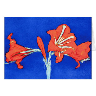 Piet Mondrian - Amaryllis Feine Blumenmalerei