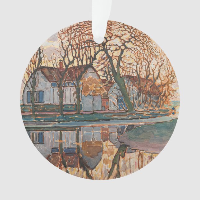 Piet Mondrian - Bauernhof in der Nähe von Duivendr Ornament (Vorderseite)