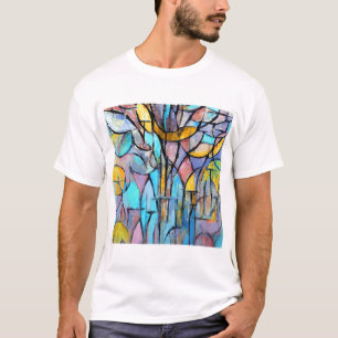 Piet Mondrian-Bäume T-Shirt