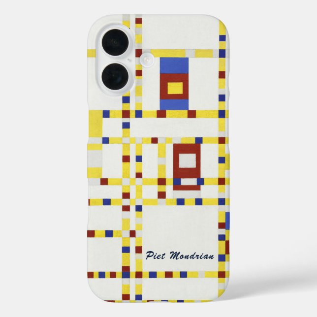 Piet Mondrian Broadway Boogie Woogie Abstrakte Kun Case-Mate iPhone Hülle (Rückseite)