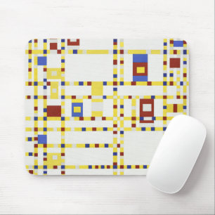 Piet Mondrian Broadway Boogie Woogie Abstrakte Kun Mousepad