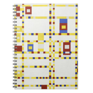 Piet Mondrian Broadway Boogie Woogie Abstrakte Kun Notizblock