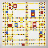 Piet Mondrian Broadway Boogie Woogie Famous Paint