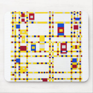 Piet Mondrian Broadway Boogie Woogie Mousepad