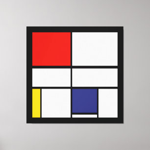 Piet Mondrian, Composition C Leinwanddruck