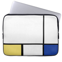 Piet Mondrian - Geometrisch Abstrakt Laptopschutzhülle